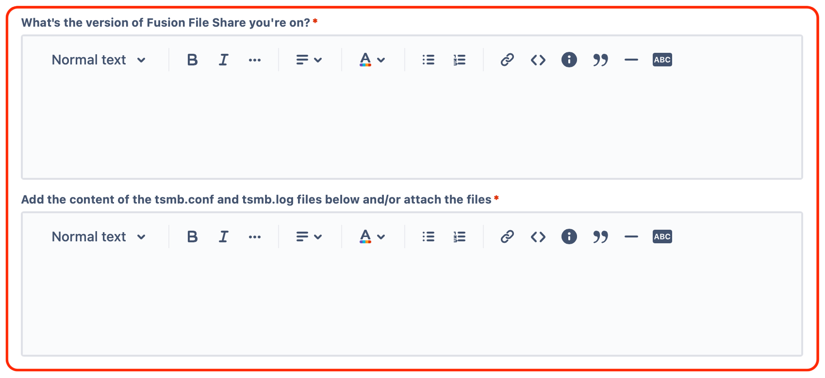 Name the version of FFS you are running and the relevant tsmb.conf snippet, or full contents.